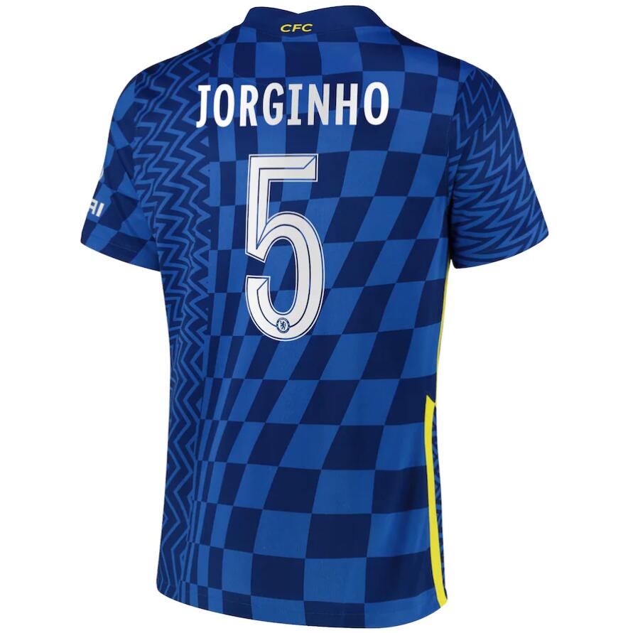 2021/22 Chelsea Cup Home Kit Soccer Jersey with Jorginho 5 printing